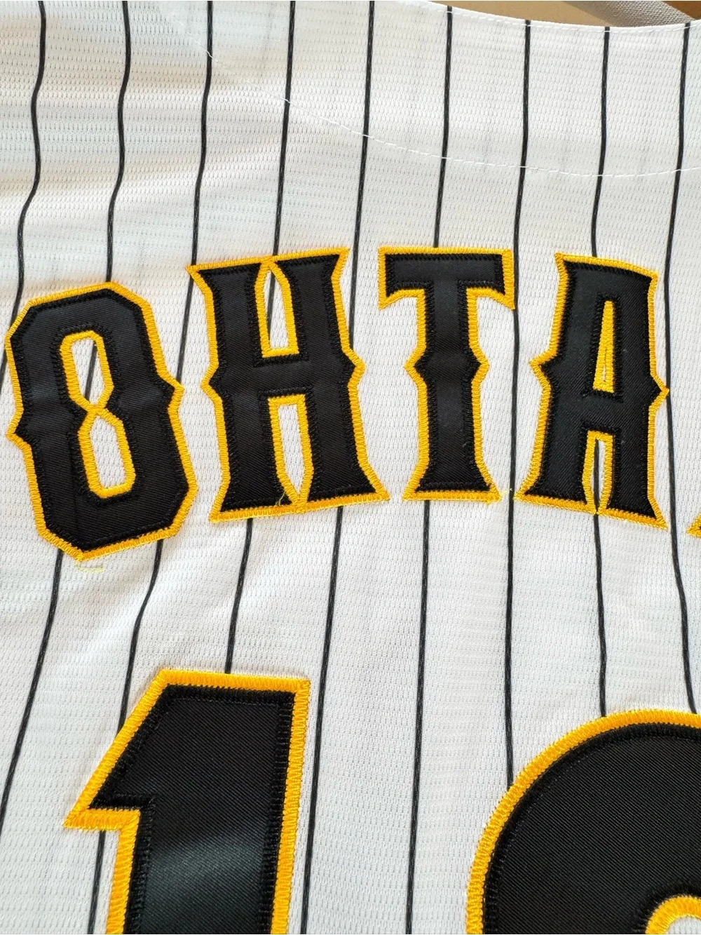 Retro Shohei Ohtani #16 Samurai Japan Baseball Jersey White Pinstripe - Adult L